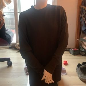 Matty M long sleeve dark gray sweater xl